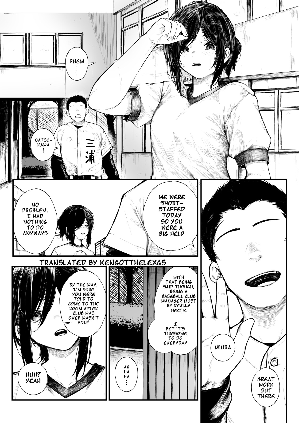 Hentai Manga Comic-A Story about a Girl who became the Baseball Club's Sexual Relief Manager-Read-2
